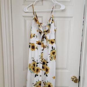 S Sunflower Summer Dress